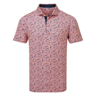 Puma MATTR Peach Stand Golf Polo Shirt Pink Fruit 630579-03