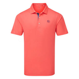 Puma Pure 2.0 Golf Polo Shirt Peach Frost 629949-04