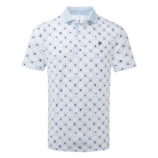 Puma x Palm Tree Crew Micro Golf Polo Shirt White Glow 632265-02