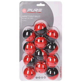 Pure 2 Improve Golf Impact Training Balls (12 Pack)