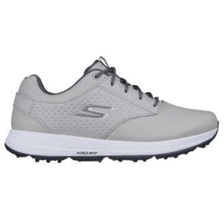 Skechers Go Golf Elite 5 Legend Golf Shoes Grey Leather 214043-WBK