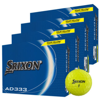 Srixon AD333 4 For 3 Golf Balls Yellow