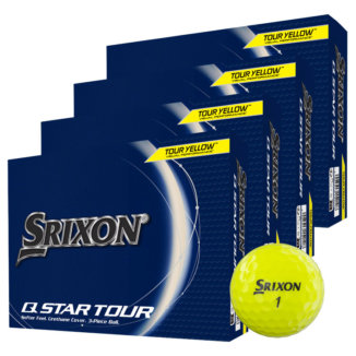 Srixon Q Star Tour 4 For 3 Golf Balls Yellow