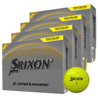 Srixon Z Star Diamond Personalised Golf Balls (4 For 3) Yellow