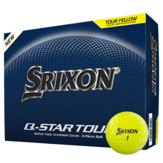 Srixon Q Star Tour Golf Balls Yellow