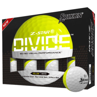 Srixon Z Star Divide Golf Balls White/Yellow