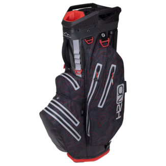 Sun Mountain H2NO Lite Adventure Golf Cart Bag Black/Red 24H2NO-BR