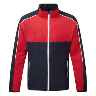 Sunderland Matterhorn Waterproof Golf Jacket Navy/Red/White