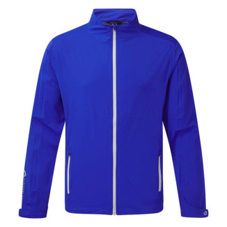 Sunderland Whisper Dry Pro-Lite Waterproof Golf Jacket Electric Blue/Silver