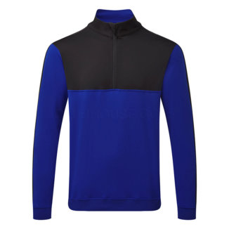 Sunderland Arizona Mid Layer Golf Top Electric Blue/Black SUNMC87-ARI