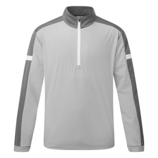 Sunderland Nevada 1/2 Zip Golf Wind Top Silver/Gunmetal/White SUNMW86-NEV