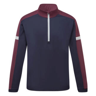 Sunderland Zermatt Padded Thermal Golf Wind Jacket Navy Red White Clubhouse Golf