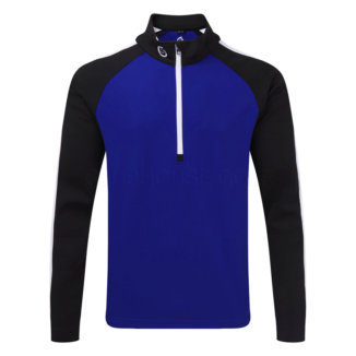 Sunderland Aspen Mid Layer Golf Top Electric Blue/Black/White