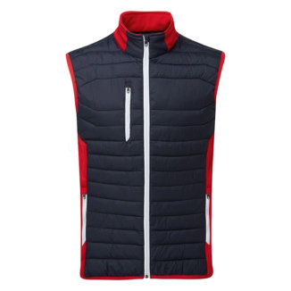 Sunderland Anton Padded Thermal Golf Wind Vest Navy/Red/White