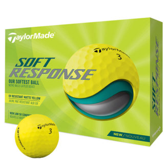 TaylorMade Soft Response Golf Balls Yellow