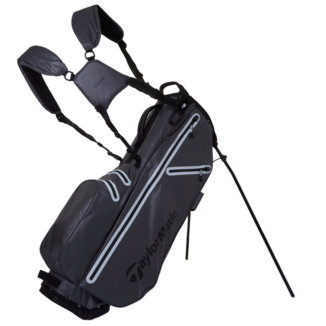 TaylorMade FlexTech Waterproof Golf Stand Bag Gunmetal V97381