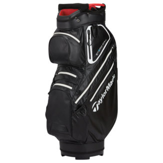 TaylorMade Storm Dry Waterproof Golf Cart Bag Black/White/Red V97168