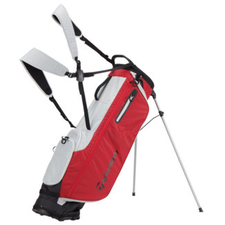 TaylorMade FlexTech SuperLite Golf Stand Bag Silver/Red N26653