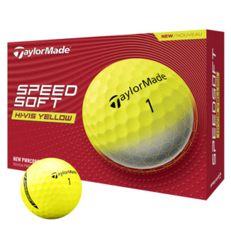 TaylorMade SpeedSoft Golf Balls Yellow