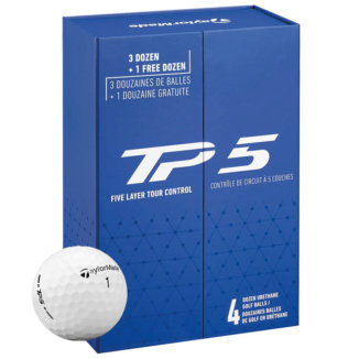 TaylorMade TP5 Golf Balls (4 For 3) White