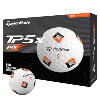 TaylorMade TP5x Pix Golf Balls White