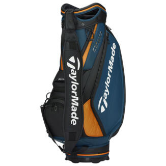 TaylorMade Qi4D Golf Tour Staff Bag Black/Deep Blue/Orange M2369001