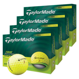 TaylorMade Tour Response Golf Balls (4 For 3) Yellow (Pre Order)