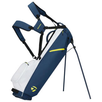TaylorMade FlexTech Carry Golf Stand Bag Navy/White/Neon Lime M2334701