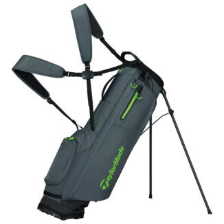 TaylorMade FlexTech SuperLite Golf Stand Bag Grey/Neon Green M2334501