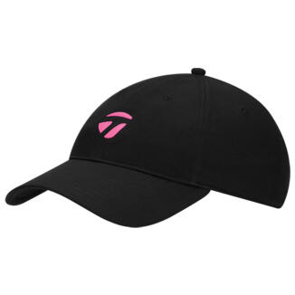 TaylorMade Ladies Evergreen Hamptons Golf Cap Black/Neon Pink M2352814