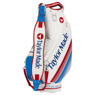 TaylorMade Liberty Lines Golf Tour Staff Bag White/Red/Blue M2362801