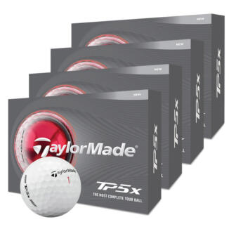 TaylorMade TP5x Golf Balls (4 For 3) White