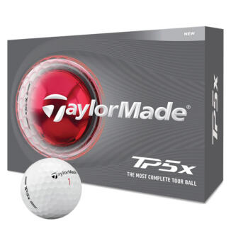 TaylorMade TP5x Personalised Logo Golf Balls White