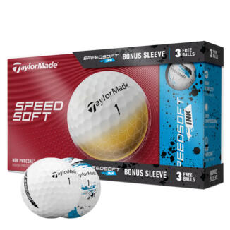 TaylorMade SpeedSoft Golf Balls (15 Pack) White