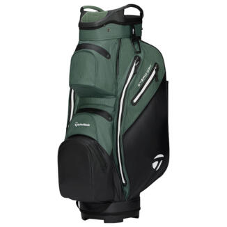 TaylorMade Storm Dry Waterproof Golf Cart Bag Black/Dark Sage M2395501