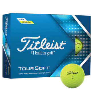 Titleist 2023 Tour Soft Golf Balls Yellow