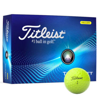 Titleist Tour Soft Personalised Text Golf Balls Yellow