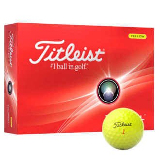 Titleist TruFeel Golf Balls Yellow