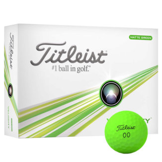 Titleist Velocity Matte Golf Balls Green