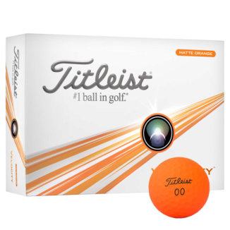 Titleist Velocity Matte Golf Balls Orange