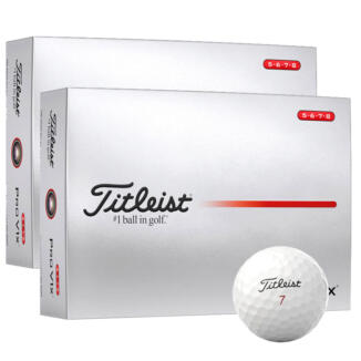 Titleist Pro V1x High Number Golf Balls (Double Dozen) White