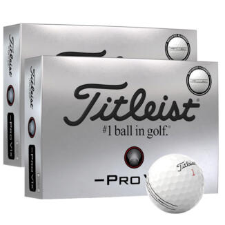 Titleist Pro V1x Left Dash Enhanced Alignment Golf Balls (Double Dozen) White