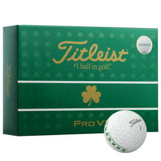 Titleist Pro V1 Shamrock Golf Balls White