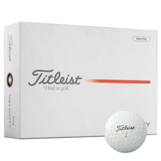 Titleist Velocity Personalised Logo Golf Balls White