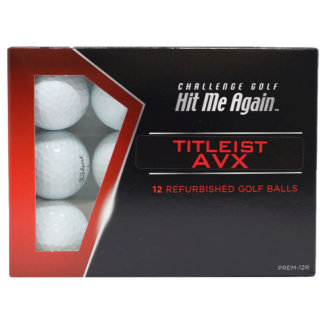 Titleist AVX Grade A Rewashed Golf Balls White