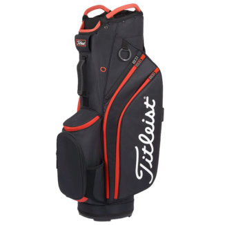 Titleist Cart 14 Lightweight Golf Cart Bag Black/Black/Red TB22CT6-00