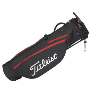 Titleist Premium Carry Golf Pencil Bag Black/Black/Red TB23CY1-006
