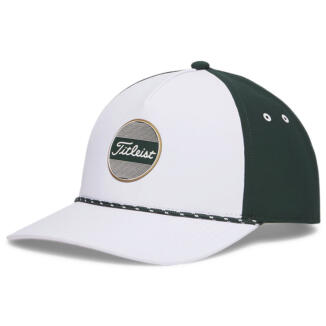 Titleist Tee Time Boardwalk Rope Golf Cap White/Pine/Gold TH26ABRT-137