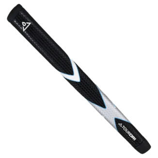 TourDri Midsize PU Putter Golf Grip Black/Silver/Blue GTD007A