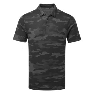 TravisMathew Beachside Stealth Golf Polo Shirt Black Black 1MY588-0BLK